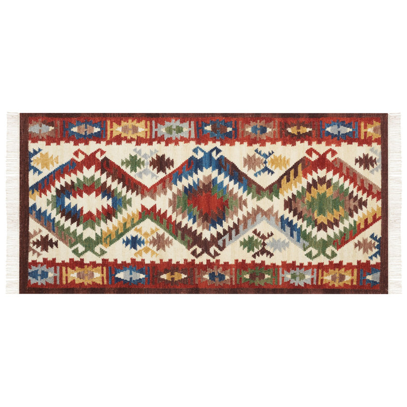 Richmute Southwestern Hand Woven Area Rug, Rectangle 80 x 150cm