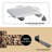 Solid Wood Floating Shelves Set Of 2-16" Wide X 12" Deep, Heavy Duty Floating Shelf With L-brackets, Wood Shelves For Home Decor - White