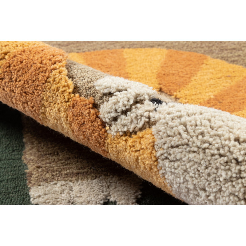 Atticus Playful Multicolor Wool 4'x6' Hand-Tufted Area Rug
