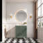 Ensemble de meuble-lavabo autoportant vert 30 po entièrement assemblé avec structure en bois massif et plateau en marbre d'ingénierie-597835459-597835485