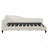 L-Shaped Linen Daybed, With Solid Wood Legs-1103410674-1103410676