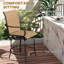 Ensemble de 2 tabourets de bar avec accoudoirs Outsunny-1269480920-1269480927