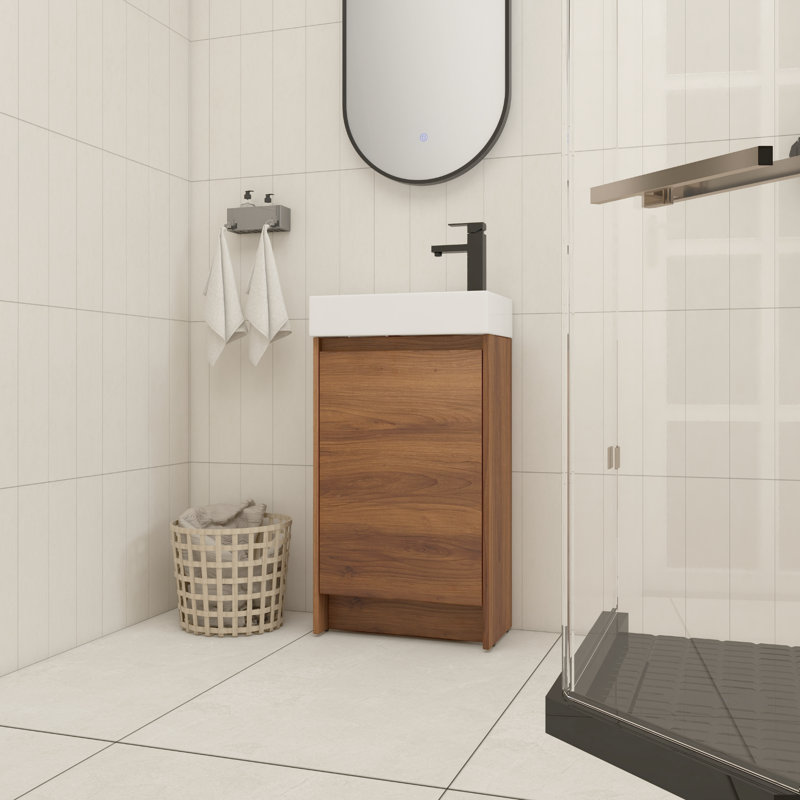 Ensemble de meuble-lavabo simple autoportant 18 po Burgos