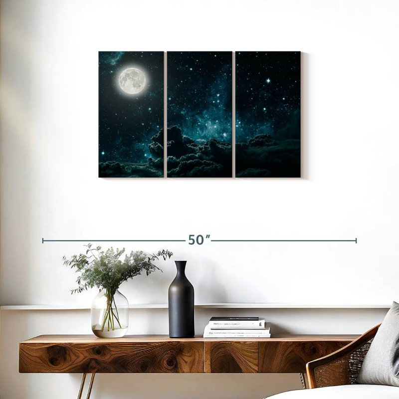 Oberle Galaxy Moonlight, 20" H x 33" W