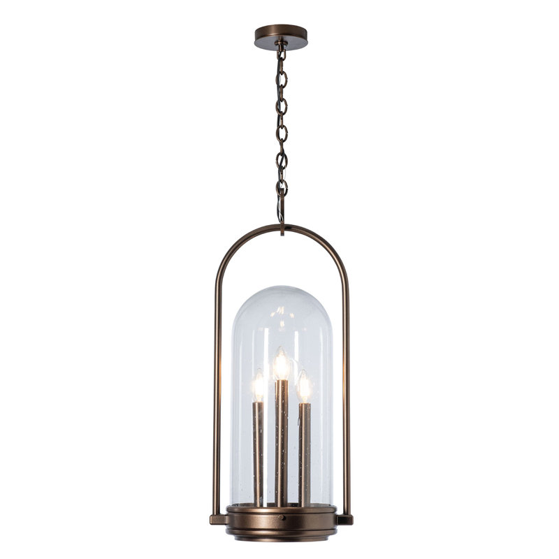Davis Outdoor Hanging Light - Coastal Burnished Steel, Coastal Black