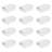 Sterilite Plastic Clear Stackable Latching Storage Box Container