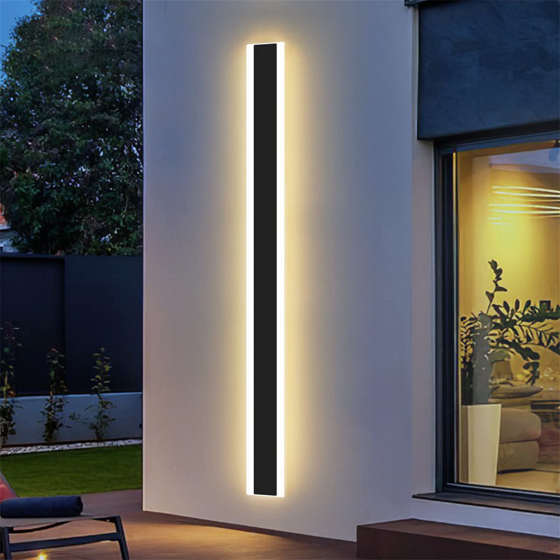 Chelli Matte Black Integrated LED Outdoor Sconce