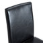 Ensemble de 4 chaises à dossier en polyuréthane avec pieds en métal - un match parfait pour les styles de maison minimalistes et modernes.-108797189