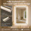 Miroir de salle de bain mural en cristal poli anti-buée à lumière DEL l 20 po x H 30 po TMMV-1816335439