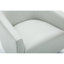 Fauteuil demi-tonneau pivotant en simili cuir Hall-687123744