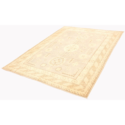 Tapis bleu clair en laine noué à la main de conception unique 8 pi 8 po x 11 pi 8 po Habibollah New Age