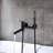 1 Handle Bathroom Roman Tub Faucet with Diverter-98770684