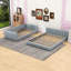 Lit plateforme tapissier Kayelee-243799178
