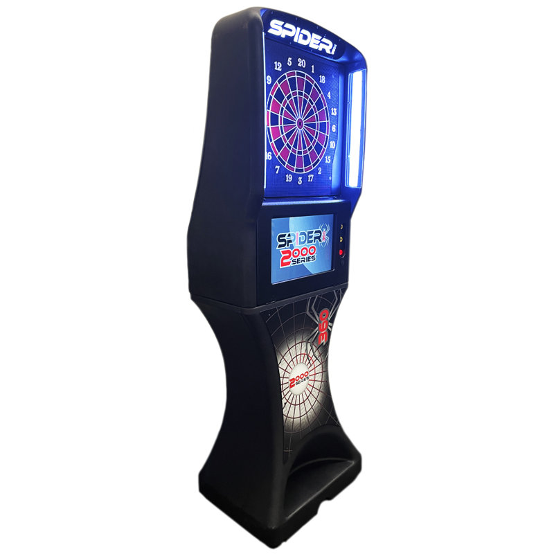 Spider 360 2000 Commercial Grade Electronic Dartboard, Darts And Throwline Included
