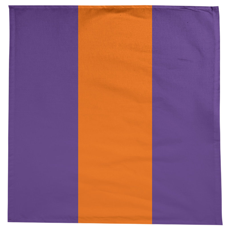 Nappe Clemson, Mauve / orange / mauve