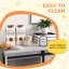 Dog Crate Furniture with Removable Cushion for Medium Dogs - Grey