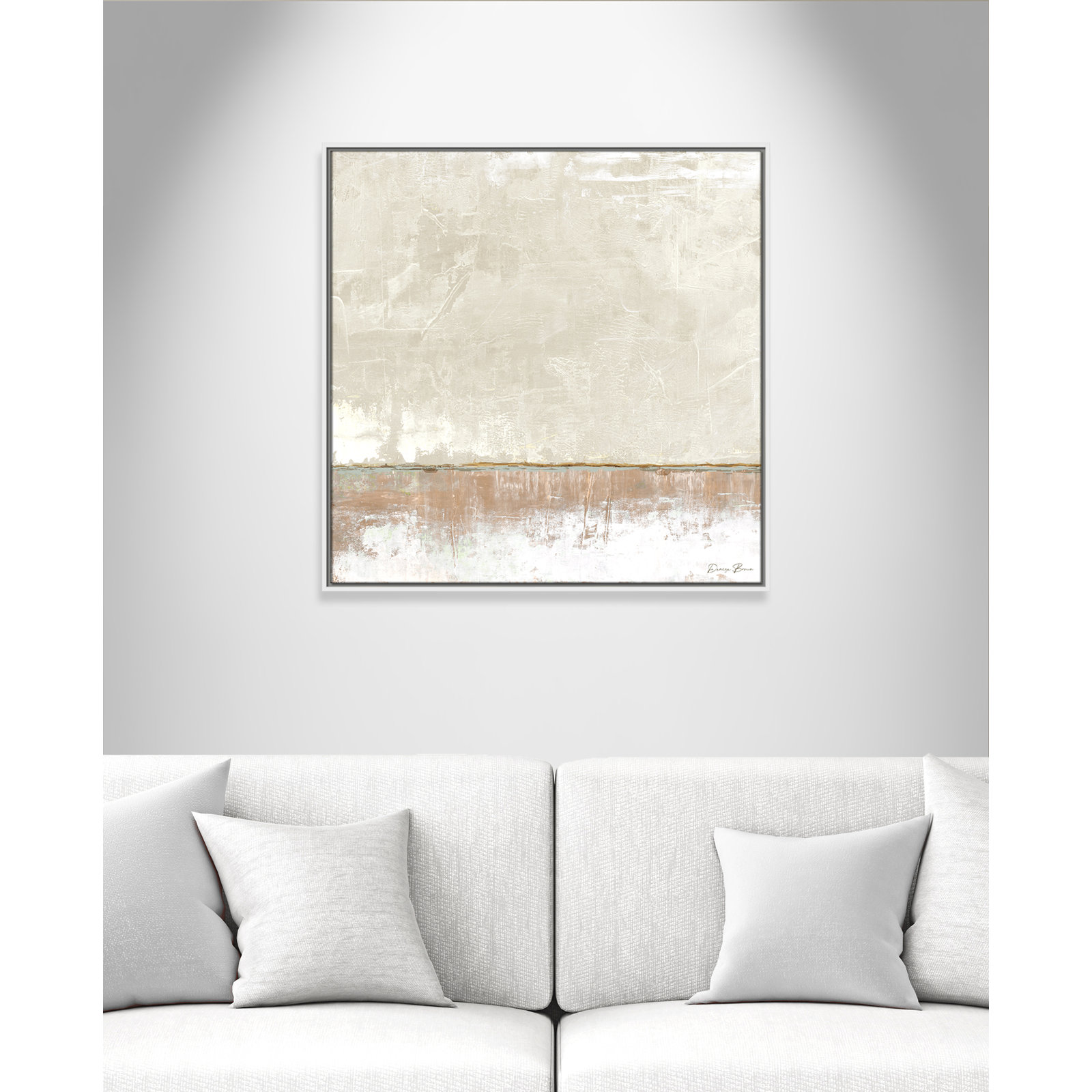 Delevan "Better Days II" Print, 31.5" H x 31.5" W, White