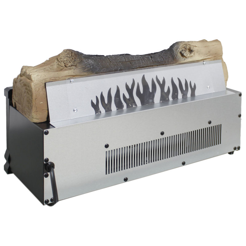 Foyer électrique de 20 pouces avec certification UL, chauffage intérieur, puissance de sortie de 1400 W, puissance de 5000 Pi. Chaleur, flamme réaliste, 4 réglages de luminosité, minuterie de 1 à 9 heures, 11 options de température,