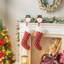 Porte-chaussette de Noël bonhomme de neige