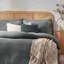 Chunky Waffle Cotton Solid Colour Duvet Cover Set with Pillowcases Included-354266232-354266233