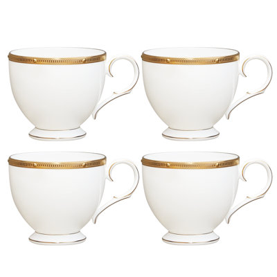 Noritake Rochelle Gold Cups, 7 oz.