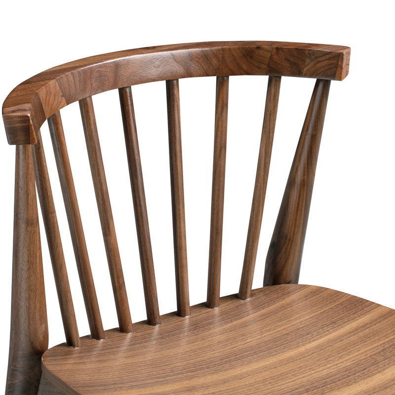 Tybee 25'' Solid Wood Counter Stool, Walnut