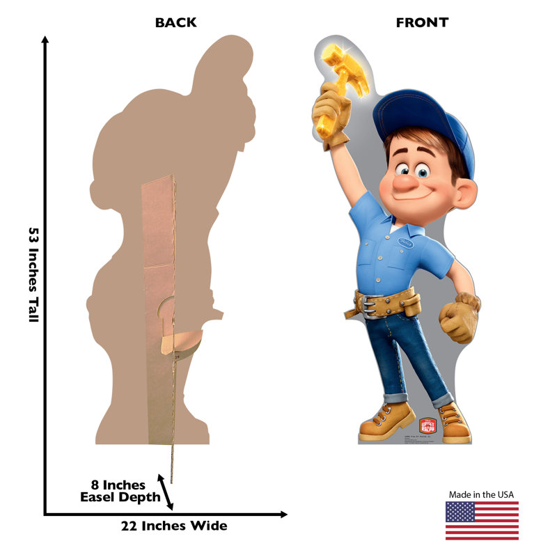 53'' Disney Fix-It Felix Jr. Cardboard Standup