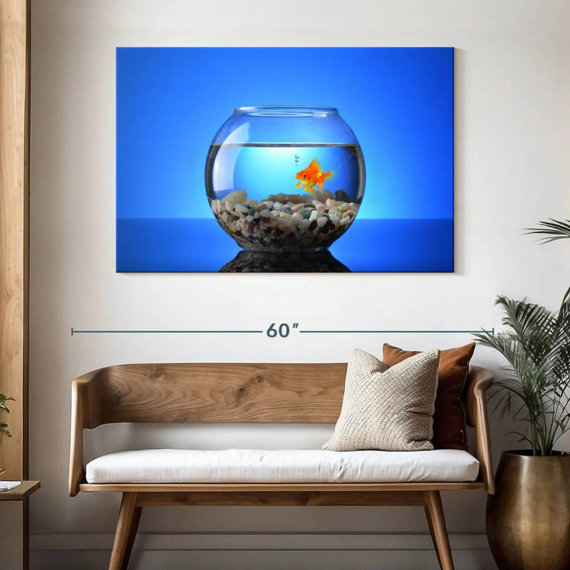 Poisson rouge pour animaux de compagnie, H 32 po x l 48 po
