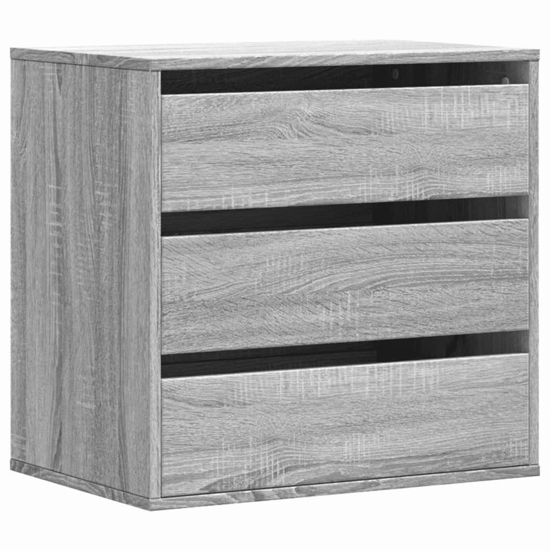 Asmarina Rectangle Accent Chest, 58cm H x 60cm W x 41cm D, Grey Sonoma