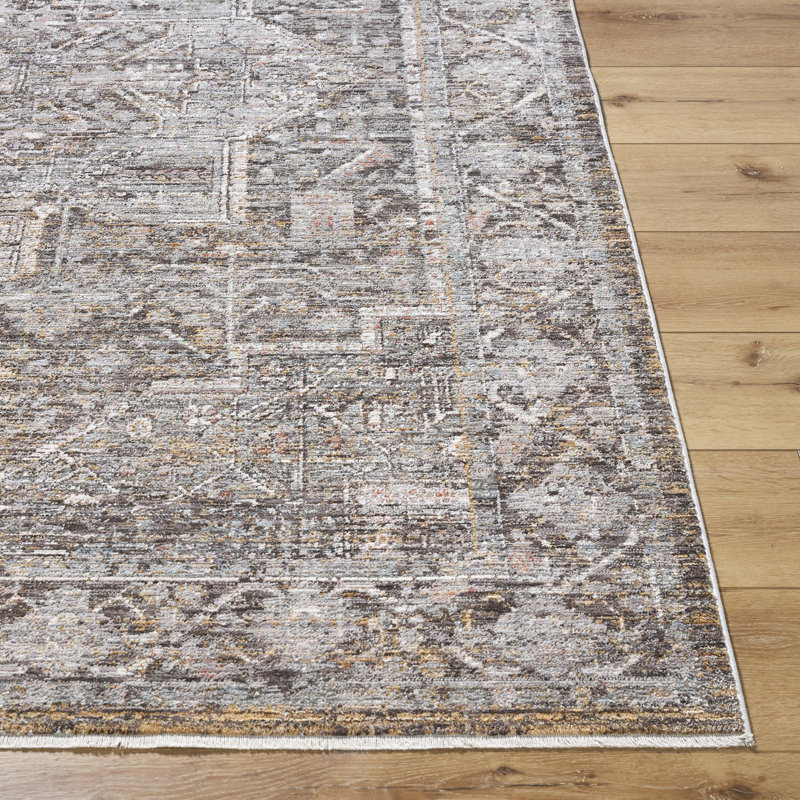 Lidgerwood Traditional Machine Woven Area Rug CHP2301, Rectangle 5'3" x 7'