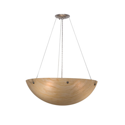 Luminaire suspendu bol simple 3 lumières Cypola