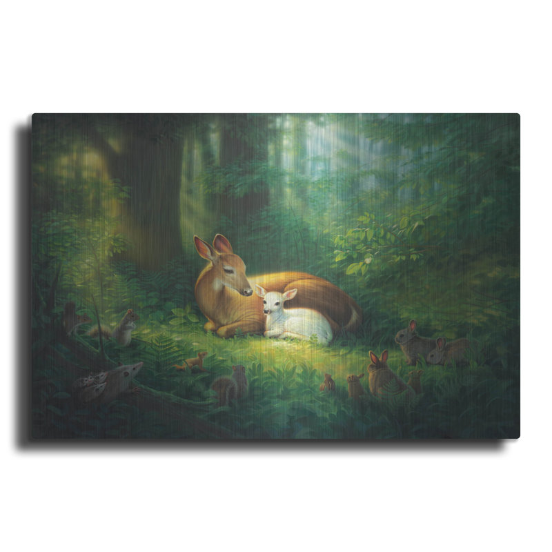 «Precious» par Kirk Reinert sur métal, H 16 po x l 24 po