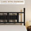 Oriental Vintage Style Metal Platform Bed-74209066