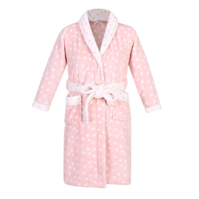 Fleece Girl / Woman+ Mid-Calf Bathrobe with Pockets and Hood