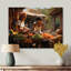 African Vibrant Market I On Canvas Print-585678414-585678266