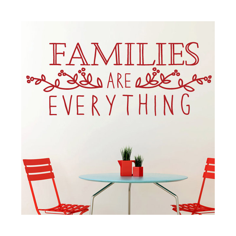 Wall Decal, Dark Red, Large