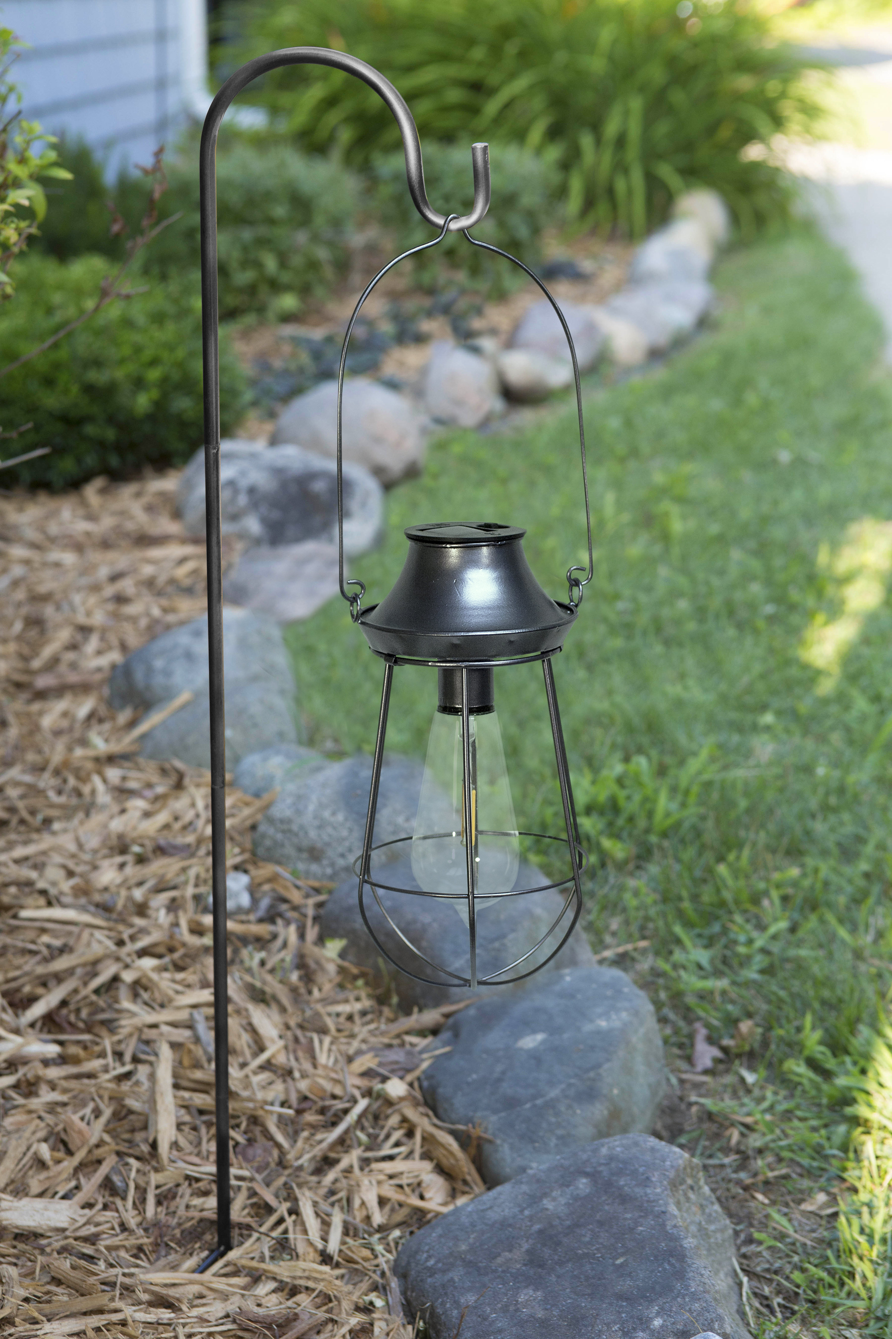 Echo Valley Edi-Sol 9.75'' Solar Powered Outdoor Lantern | Wayfair