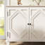 Buffet moderne mid-century de 65 po avec tablettes réglables-109187005