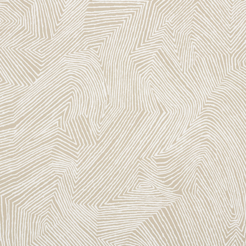 Grand papier peint Schumacher Labyrinth, Dune