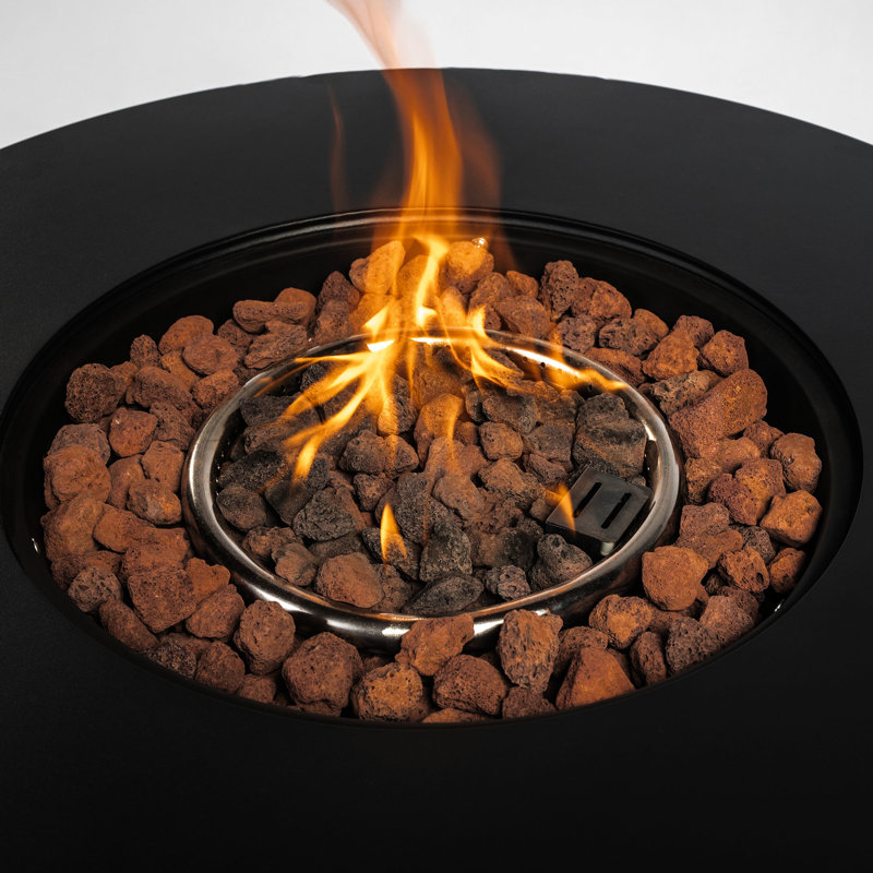 40000btu Propane Fire Table, 30inch, Electronic Ignition 30inch Table With Lid, 40000btu, Steel Construction Garden
