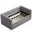 Lit de jour simple avec lit gigogne - Aucun sommier nécessaire, robuste et amp; Confortable