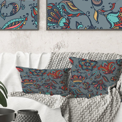 Paisley Throw Pillow