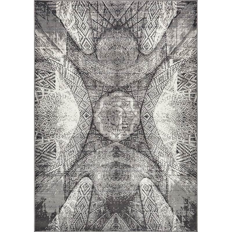 Geometric Area Rug, Rectangle 122 x 183cm