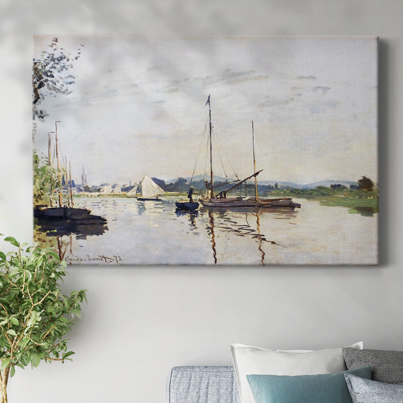 Argenteuil, 1872, toile tendue avec châssis, H 8 po x l 12 po