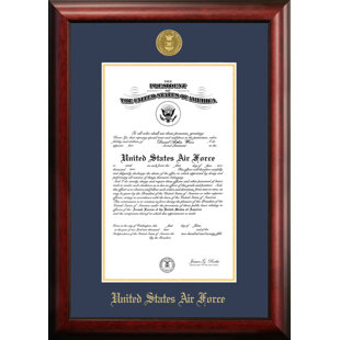 Air Force Certificate Picture Frame