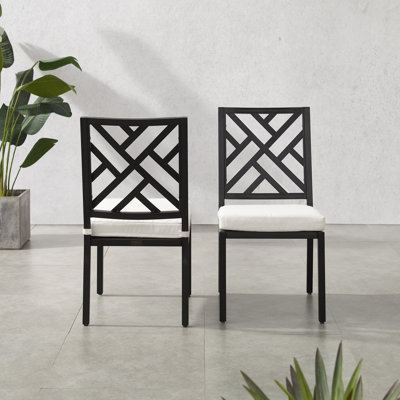 Chaise d'appoint de salle à manger avec coussin Kashun