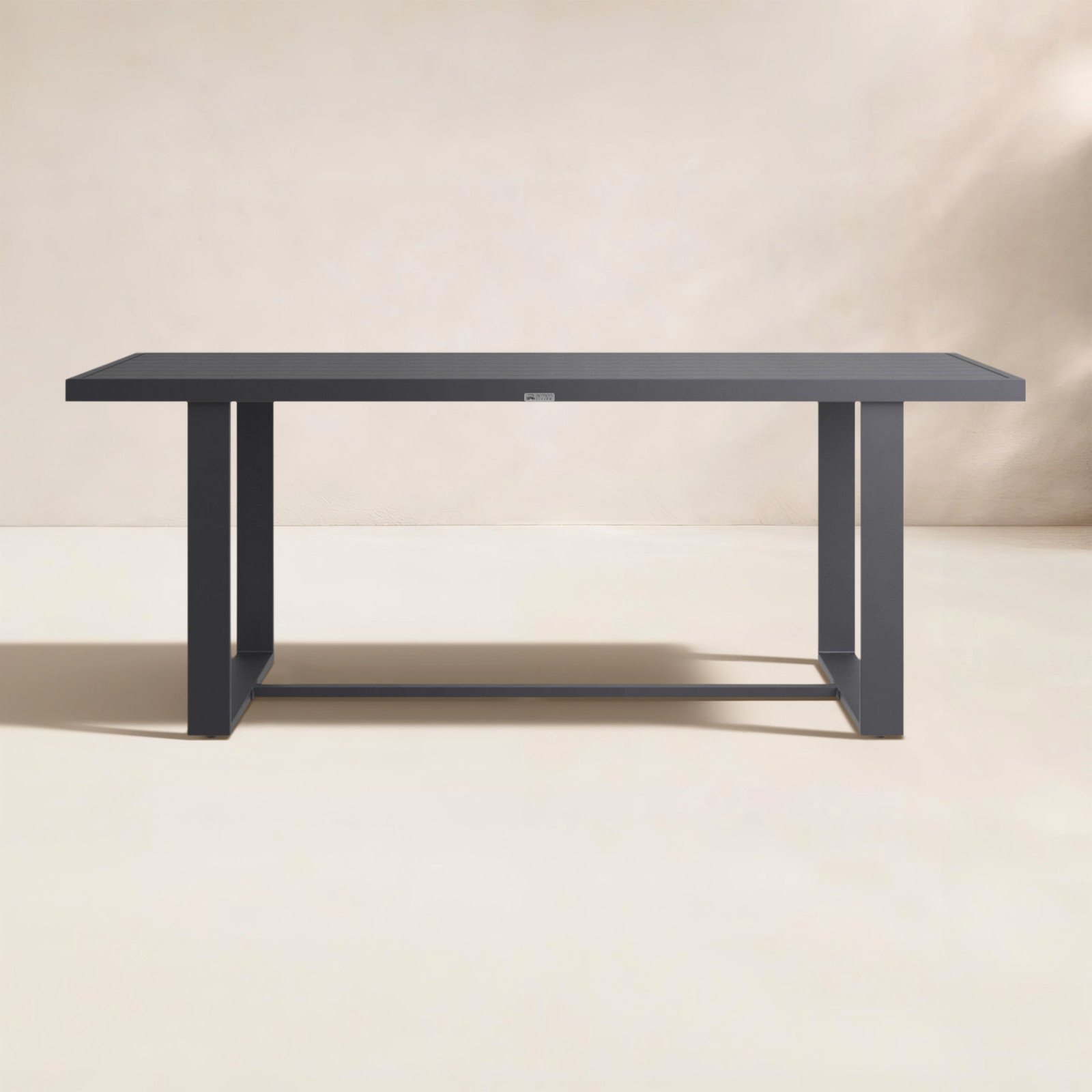 Scotia 79" Patio Dining Table, Gray