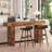 Farmhouse Entryway Table, Narrow Console Table, Behind Couch Table