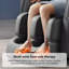Fauteuil de massage électrique multifonctionnel ergonomique gris