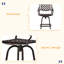 TABOURET DE BAR EN FONTE D'ALUMINUM